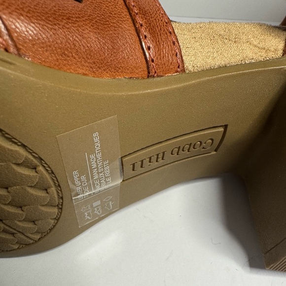 Cobb Hill Womens Hattie High Cuff Brown Sandals 8 - Picture 6 of 9